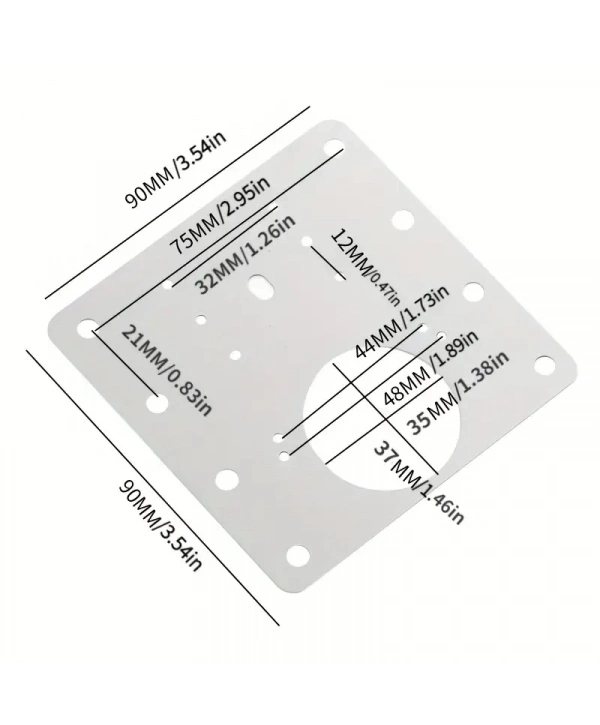 Paslanmaz Çelik Menteşe Onarım Plakası
