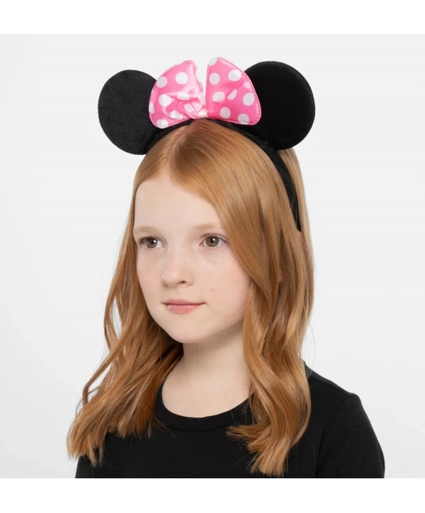 Pembe Fiyonklu Minnie Mouse Tacı Mini Kulak
