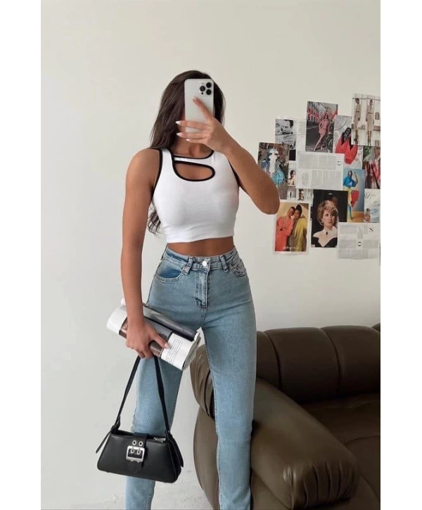 Pencereli kaşkorse crop