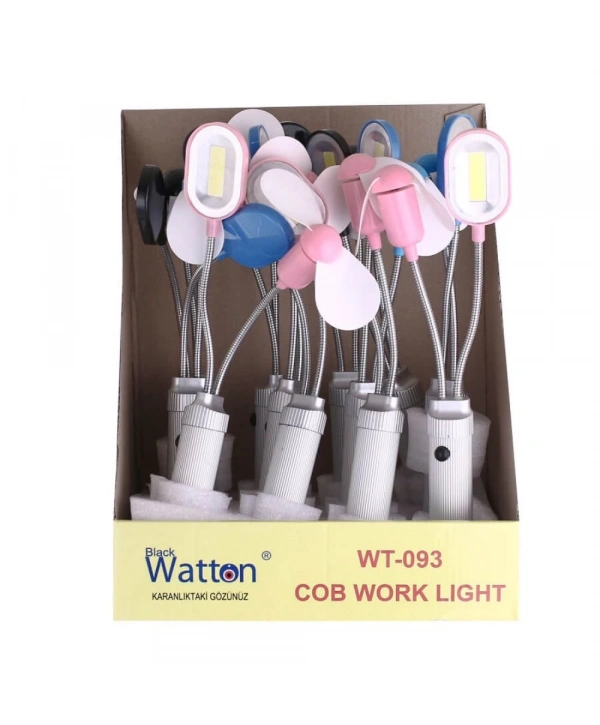 Pervane Ve Mıknatıslı Masa Lambası  Wt-093