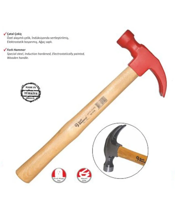 Polisajlı Çatal Çekiç