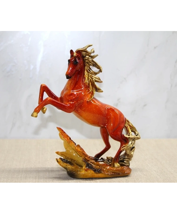 Polyester Şahlanmış At Figürü Alk4589