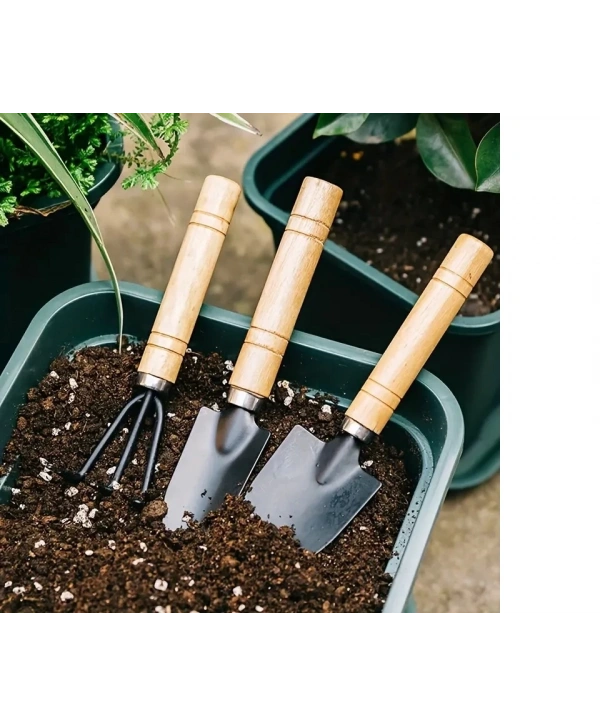 Portatif Kazma Kürek Tırmık Seti