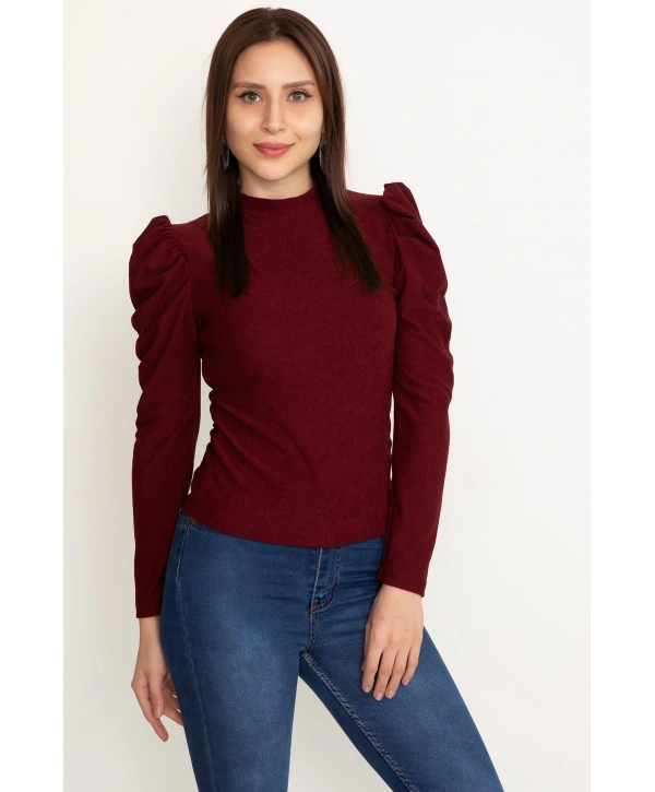 Prenses kol bluz siyah w3125