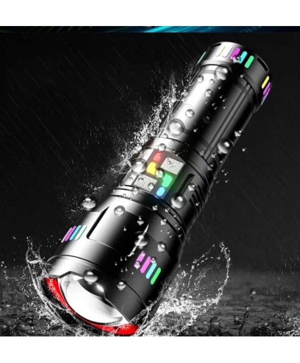 Pro F-3002 Alüminyum Tg Led Gece Şeritli Type-c Şarjlı El Feneri