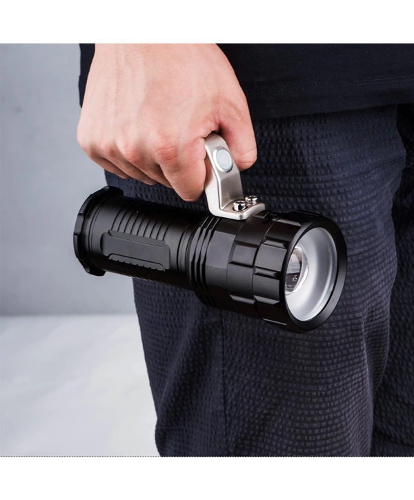 Projektor Modeli Zoomlu Şarjlı El Feneri  Wt-129