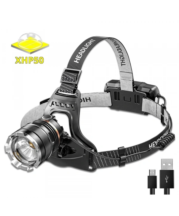 Ps-8002 Sensörlü Zoomlu Profesyonel Şarjlı Kafa Lambası