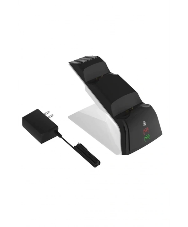 Ps5 Dualsense /ps5 Slim/ps5 Pro Gamepad Hızlı Şarj İstasyonu Çift Kol Şarj Ünitesi