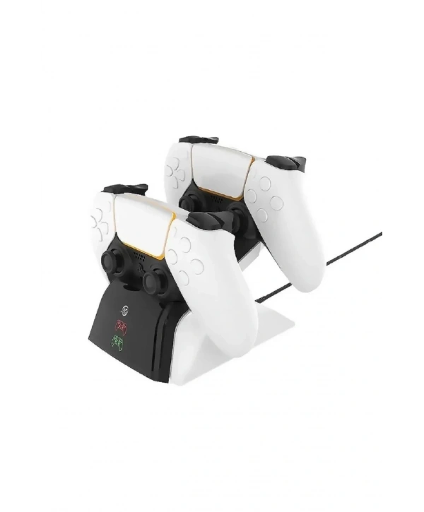 Ps5 Dualsense /ps5 Slim/ps5 Pro Gamepad Hızlı Şarj İstasyonu Çift Kol Şarj Ünitesi