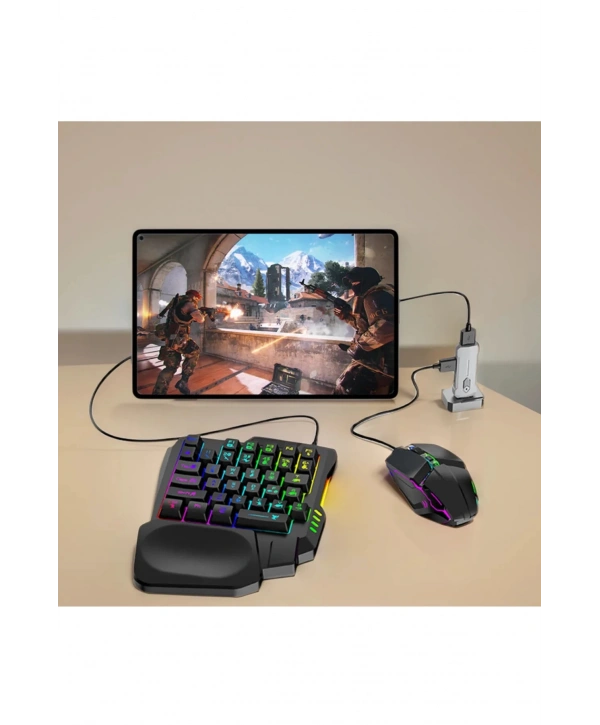 Pubg Mobil Oyun Kiti 5in1 Bt5.3 Klavye Mouse Dönüştürücü Seti Pugb Seti