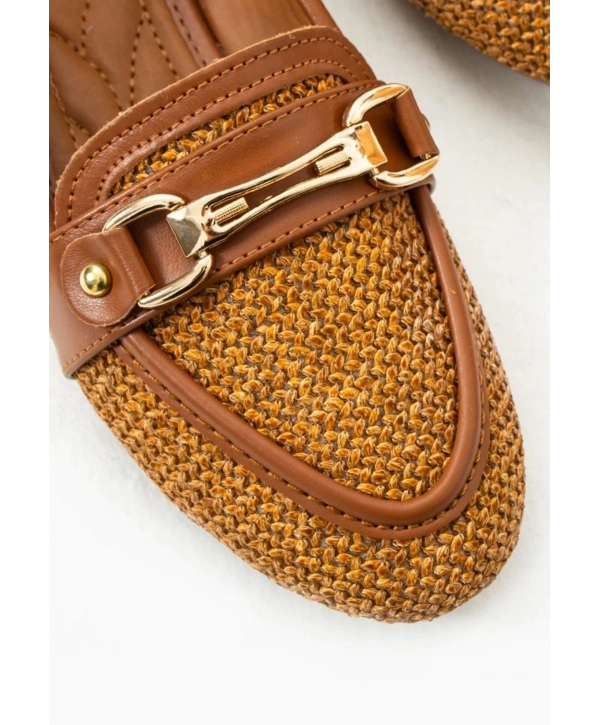 Rain Taba Cilt Babet Ayakkabı