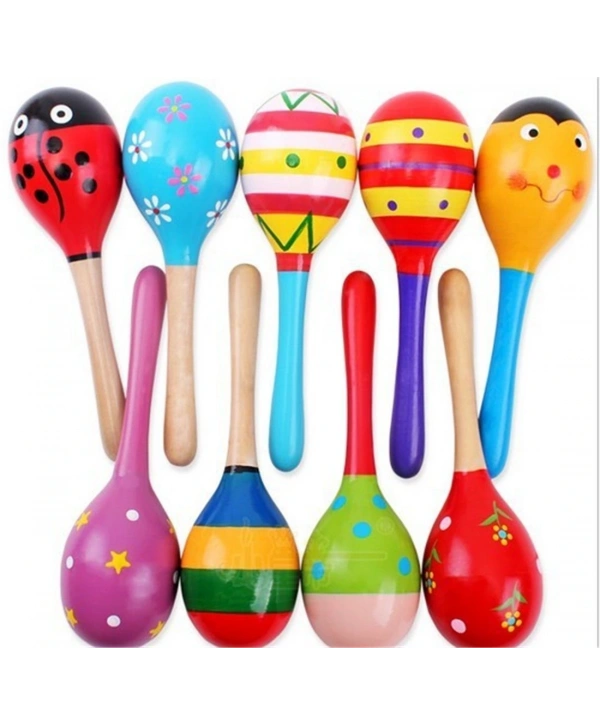 Renkli Ahşap Marakas