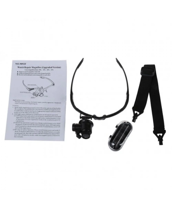 Saat Tamırı,okuma, Kuyumcu Için Çok Fonksiyonlu Onarım Gözlük Büyüteç