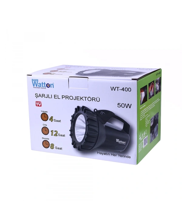 Şarjlı 50 W Büyük Fener  Wt-400