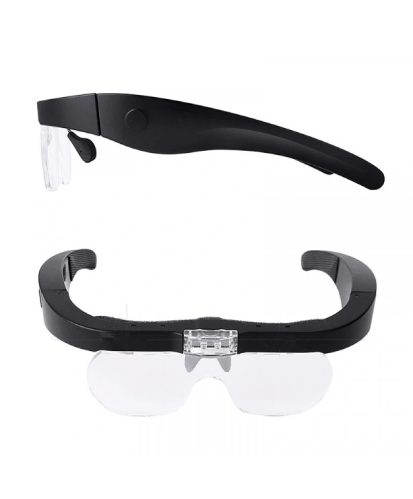 Şarjlı Gözlük Büyüteç  4 Farklı Lens 11537dc