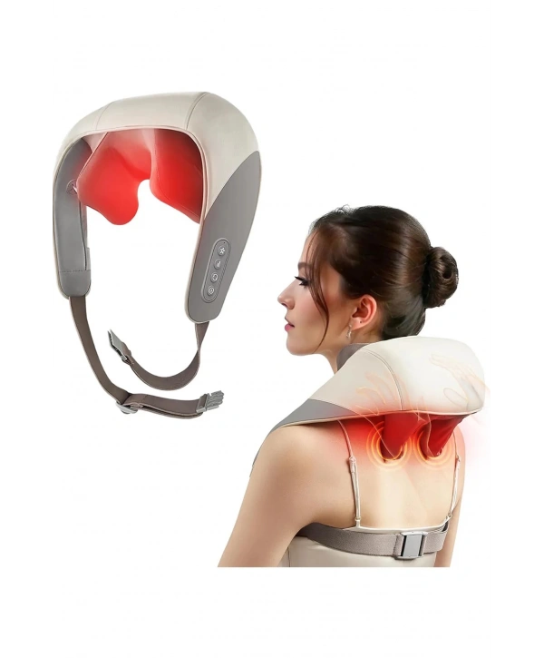 Şarjlı Ovmalı Isıtmalı Masaj Aleti Insan Eli Yoğurma Hissi