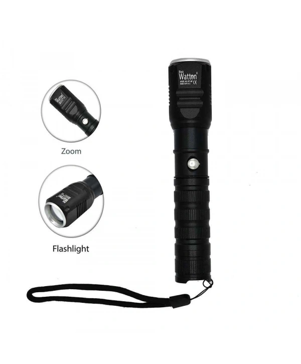 Şarjlı Pilli Zoomlu El Feneri  Wt-087