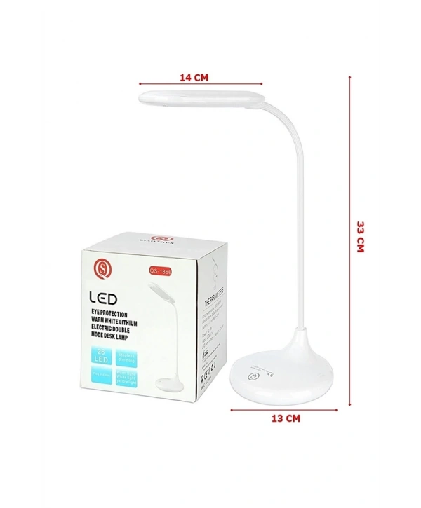 Şarjlı Sarı Ve Beyaz Renk Masa Lambası  Wt-005