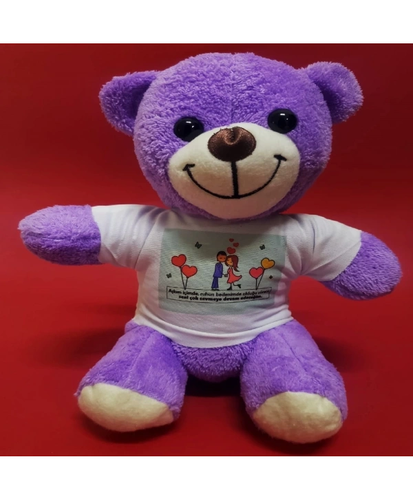 Sevgililer Günü Hediye Tişörtlü Ayıcık