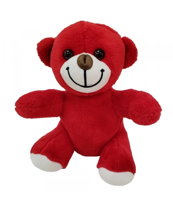 Sevimli Kırmızı Oyuncak Peluş Ayıcık