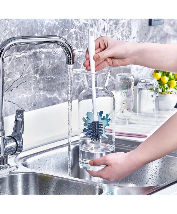 Silikon Biberon  Ve Şişe Temizleme Fırçası