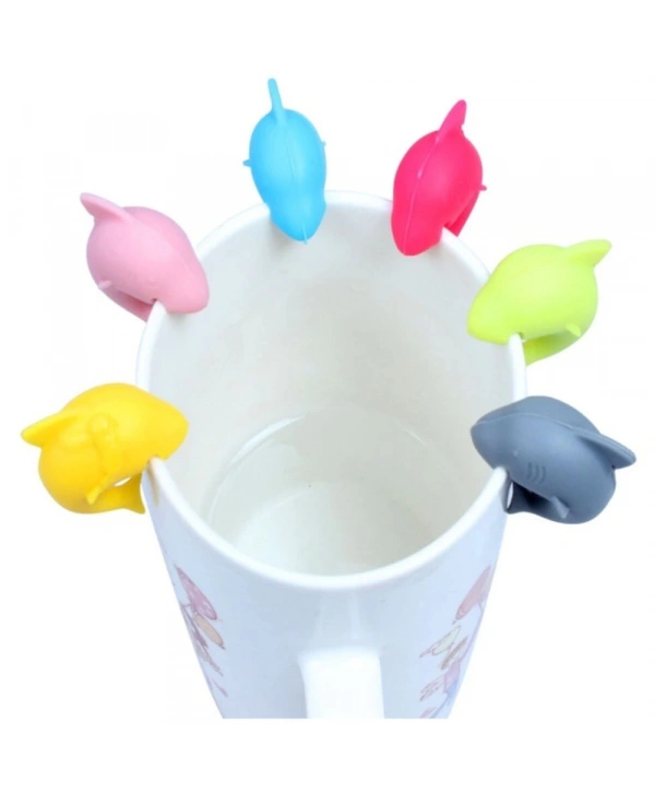 Silikon Köpek Baliği Kupa Belirteci