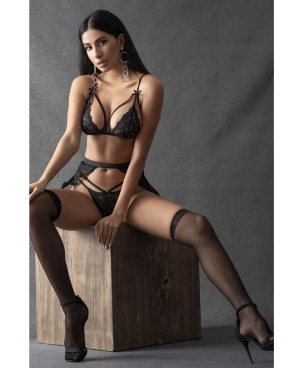 Siyah Jartiyer Takım - 1035