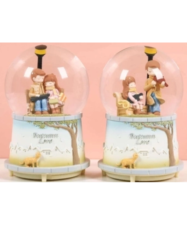 Sonbahar Sevgili Kar Küresi Orta Boy