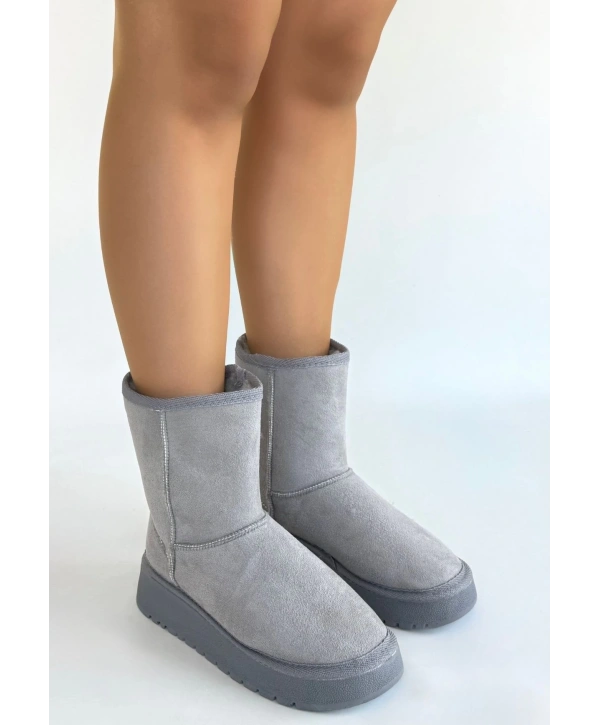 Sophia Gri Süet Bot