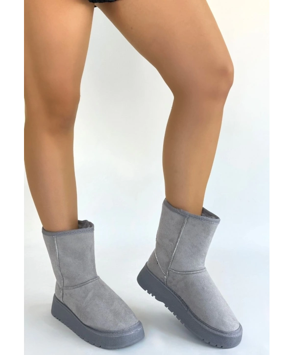 Sophia Gri Süet Bot