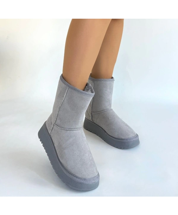 Sophia Gri Süet Bot