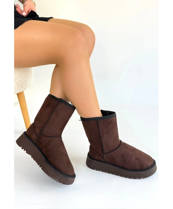 Sophia Kahverengi Süet Bot