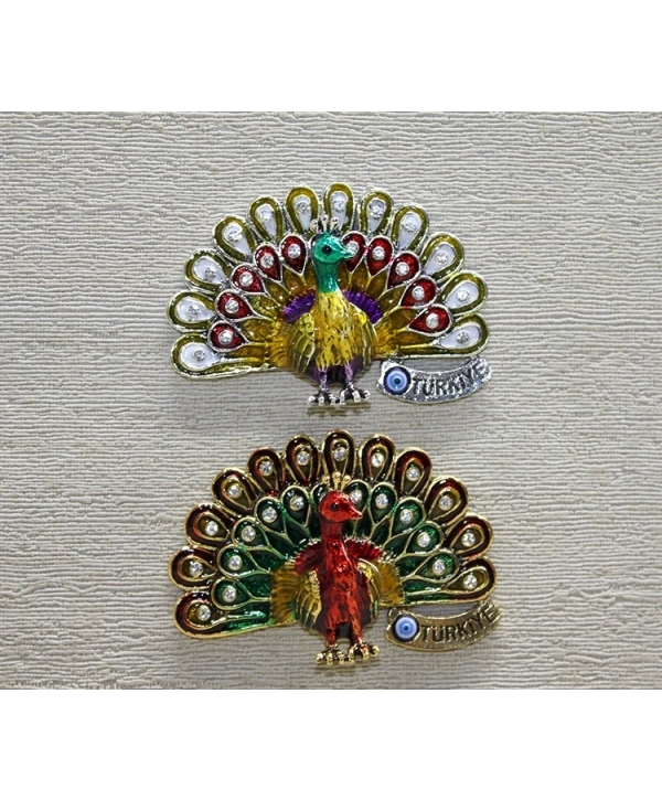 Swaroski Tavuskuşu Magnet Alk3852