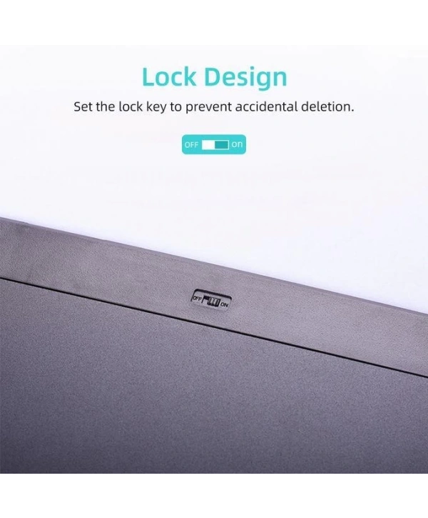 T12 Mavi Writing Tablet Lcd 12 Inç Dijital Kalemli Çizim Yazı Tahtası