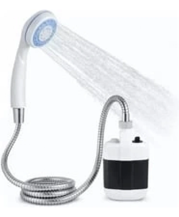 Taşınabilir Şarjlı Seyyar Duş Seti ( Pompa - Hortum - Duş Başlığı )