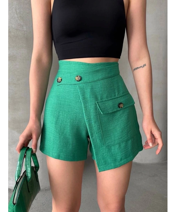 Tek cepli şort etek