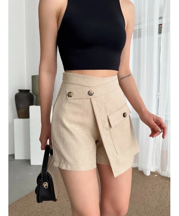 Tek cepli şort etek