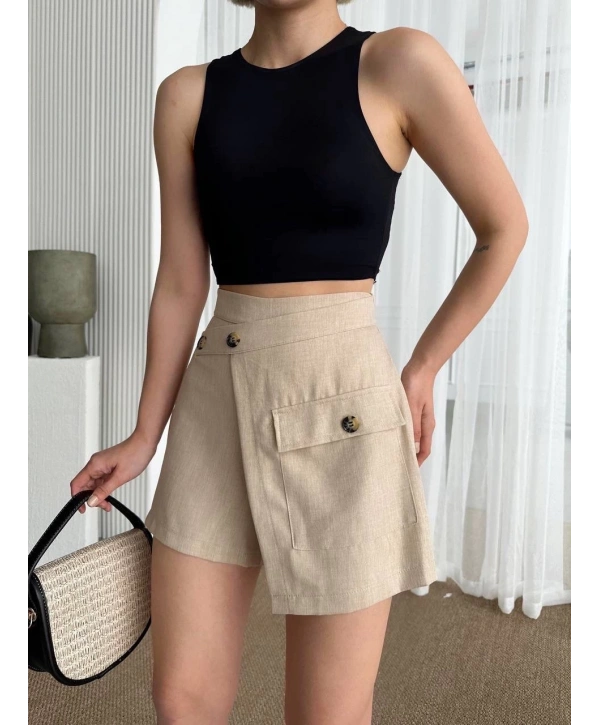 Tek cepli şort etek