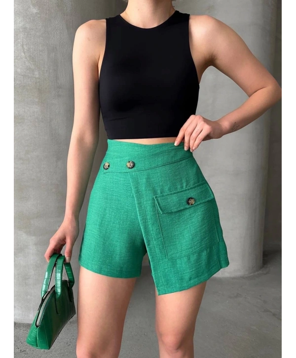 Tek cepli şort etek