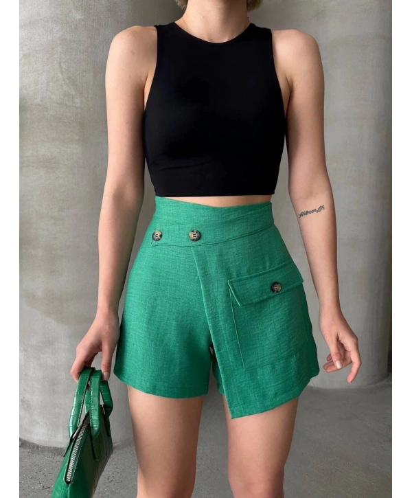 Tek cepli şort etek