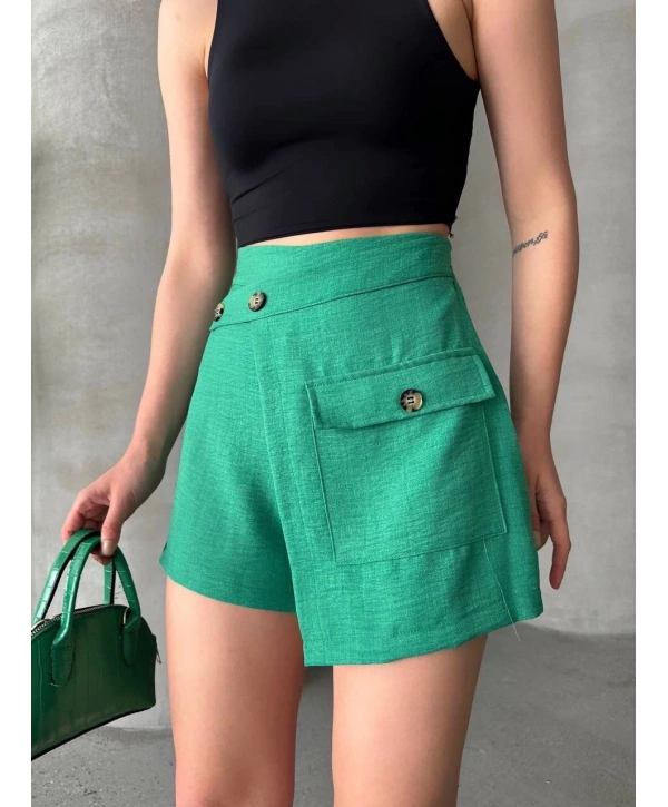 Tek cepli şort etek