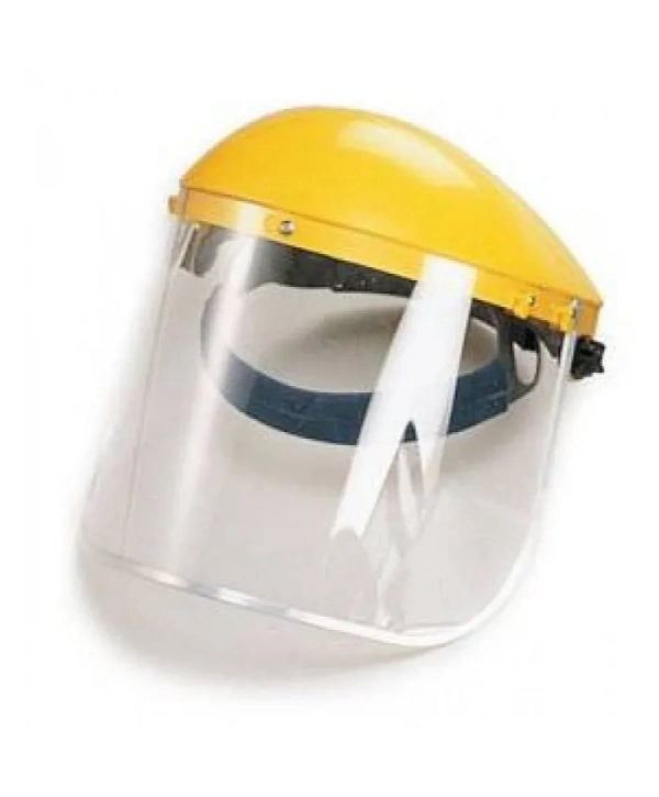 Tırpan Maskesi, Yüz Siperi - Şeffaf Camlı, Göz Ve Alın Korumalı