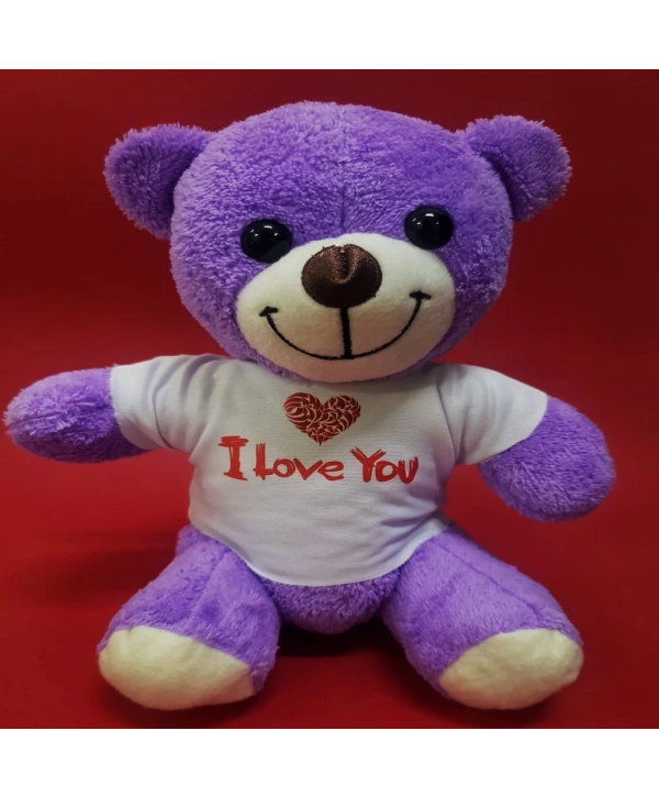 Tişörtlü Mor Ayı