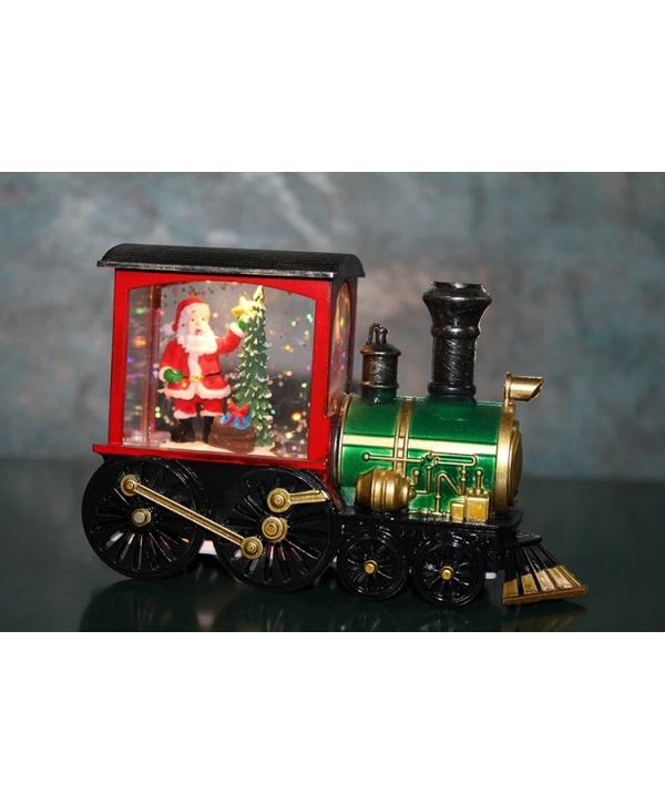 Trenli Yılbaşı Işıklı Kar Küresi Alk3220