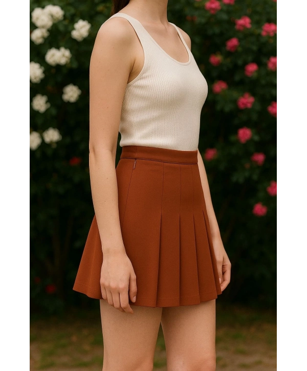 Üç pileli etek kremit w24815