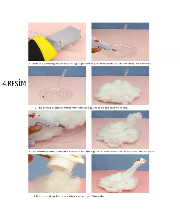 Uçan Astronot Tasarımlı Gece Lambası