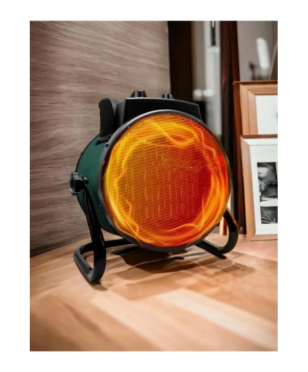 Ultra Güçlü 3000 Watt Taşınabilir Elektrikli Portatif Isıtıcı Soba Sıcak Hava Üfleyen Fan Radyatör