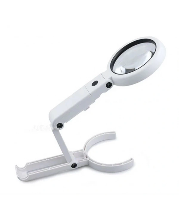 Usb Şarj Edilebilir Katlanabilir 3.510x Büyüteç 8 Ledli Masa Ve Eliçin  Taşınabilir Büyüteç Fs90rc