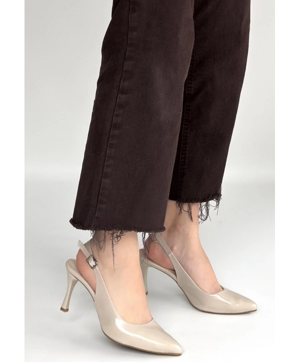 Uster Bej Rugan Topuklu Ayakkabı