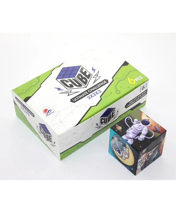 Uzay Temalı Küp Yapboz 8935